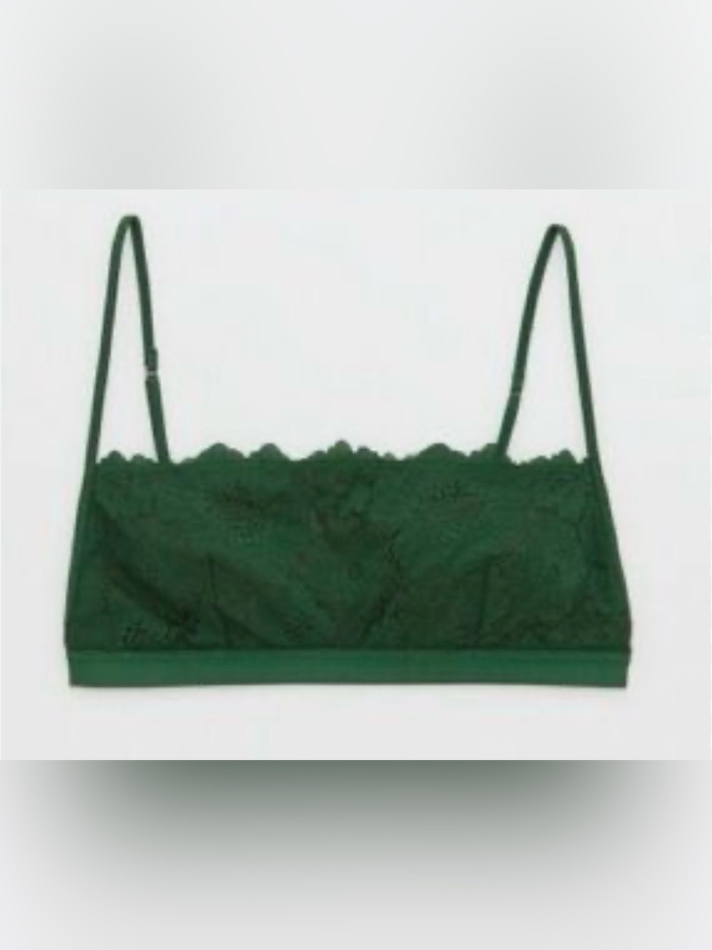 NWT Aerie Poppy Lace Bandeau Bralette Size XS